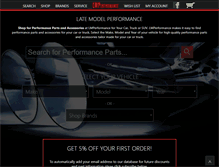 Tablet Screenshot of lmperformance.com